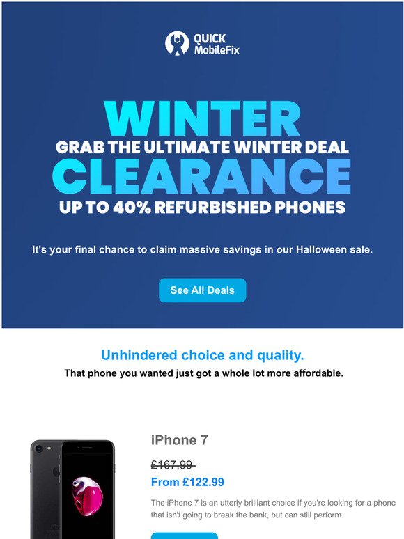 Warm Up Your Winter, Brand New Phone Deals!