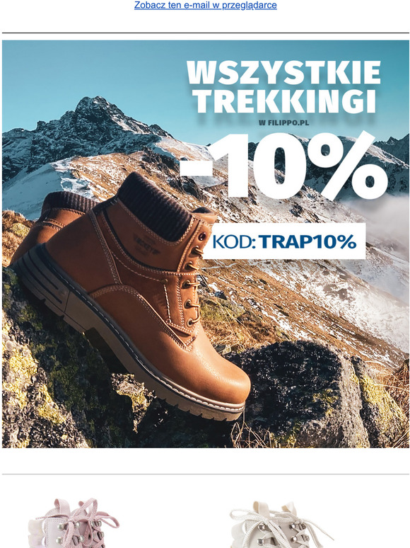Super rabat na wszystkie trekkingowe buty w sklepie - kod: TRAP10% 🏃‍♀️🏃❄️
