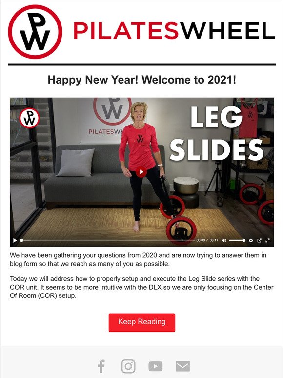 How to do “Reformer style” Leg Slides w/ Pilates Wheel COR 🤸‍♂️💪📲