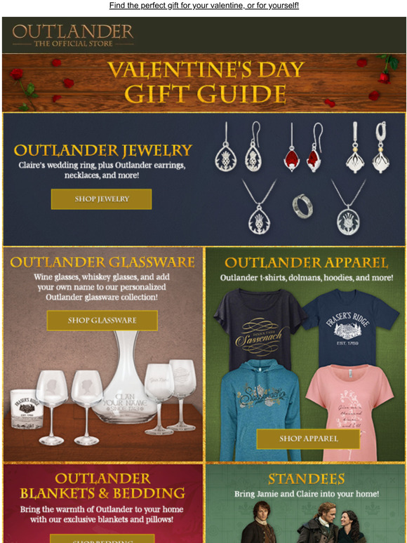 See the Outlander Valetine's Day Gift Guide!