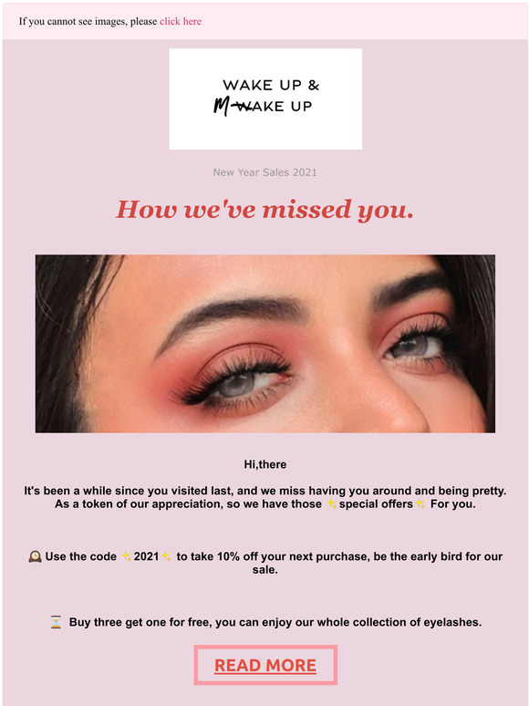 We miss you! -
