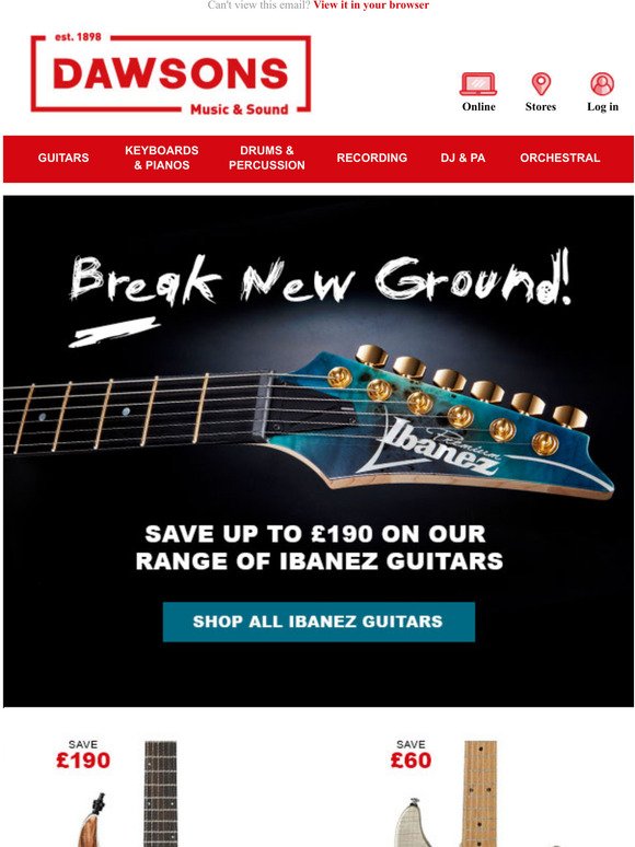 Break New Ground with Ibanez Guitars 🎸