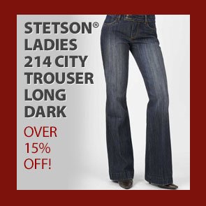 Stetson® Ladies 214 City Trouser Long Dark Jeans†