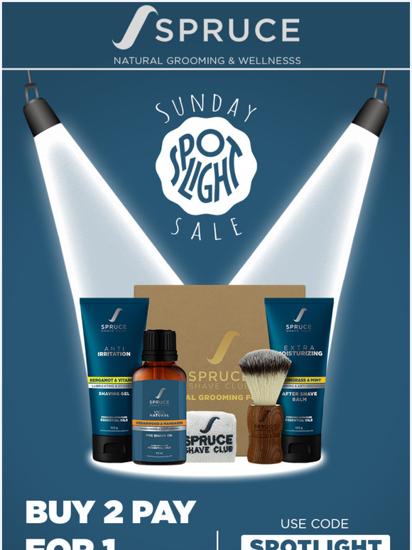 , Save BIG on Shave Care! 🔥The Limited Time Sunday Spotlight Sale is Live 