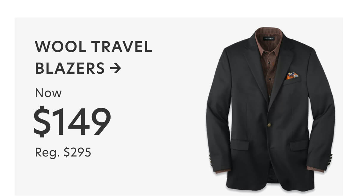 Wool Travel Blazers