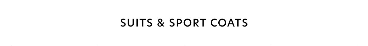 Shop Suits and Sport Coats
