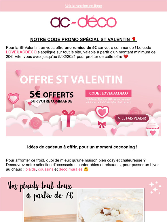 💟 5€ OFFERTS & Nos idées cadeaux pour une ambiance cosy ❄