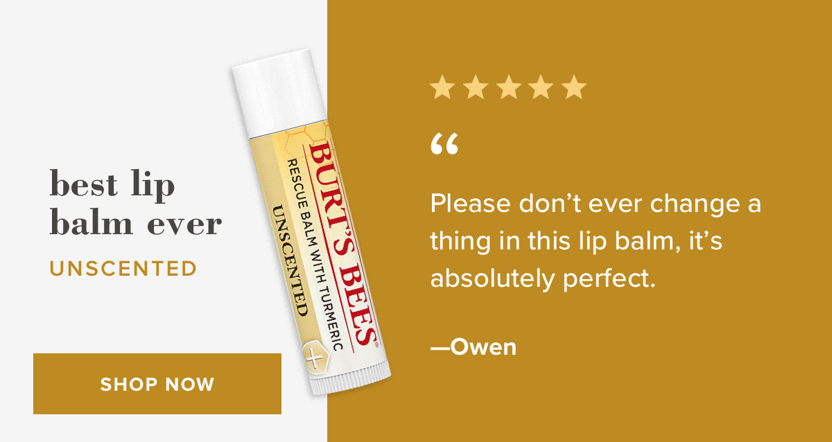 Burt's Bees Rescue chapped lips with our most advanced lip balm. Milled
