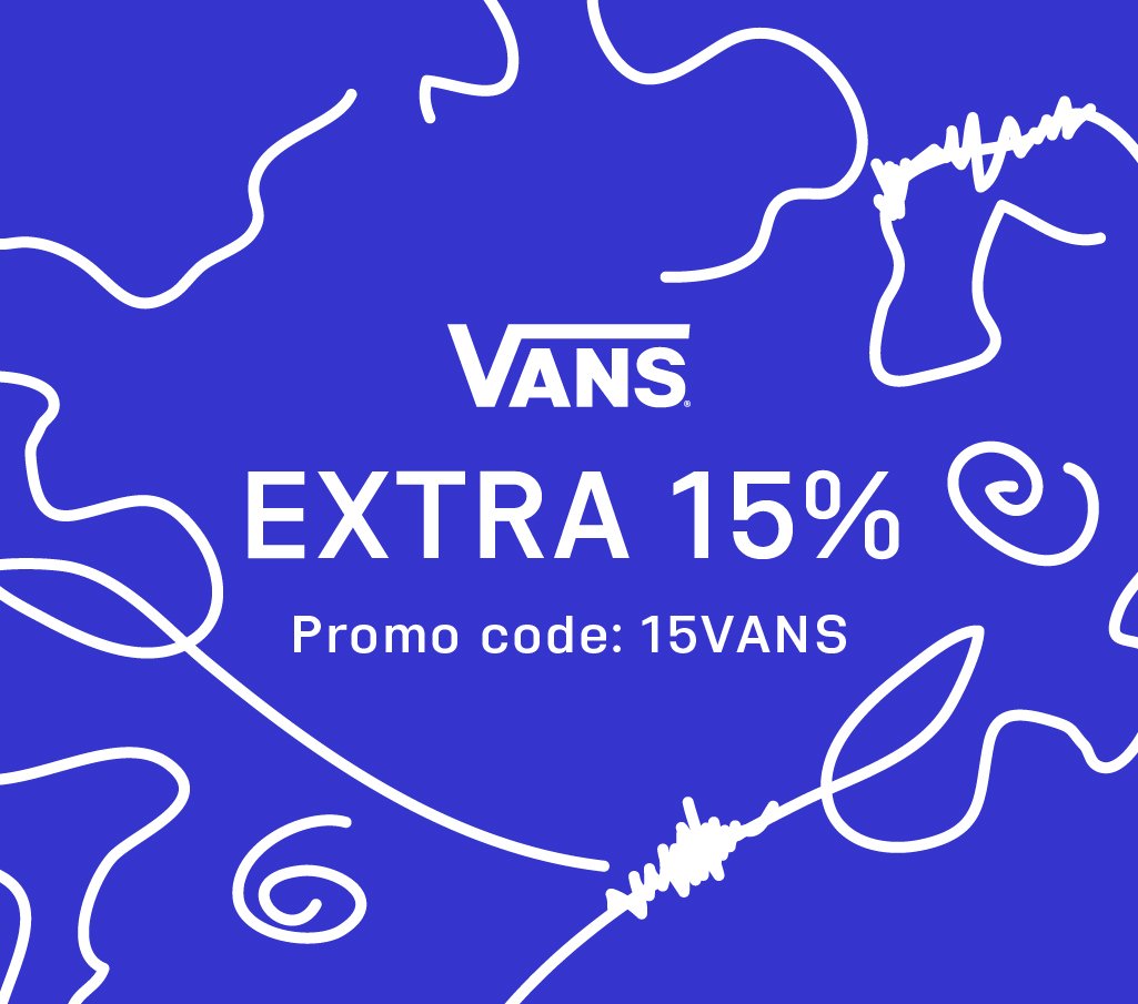 Extra DISCOUNT on Everything from VANS 