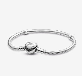 Bracciale Pandora Moments con maglia snake e barretta a T