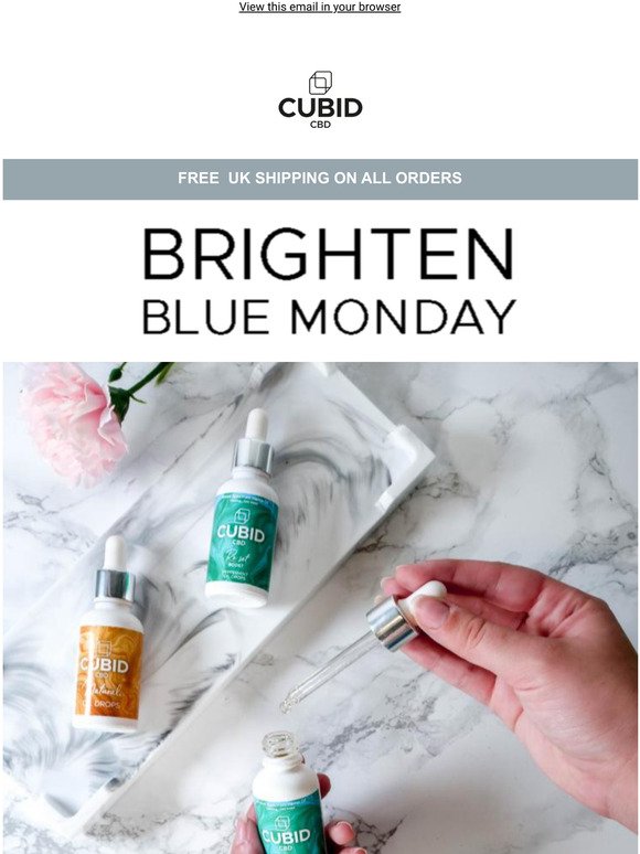 Brighten Blue Monday with 40% off!