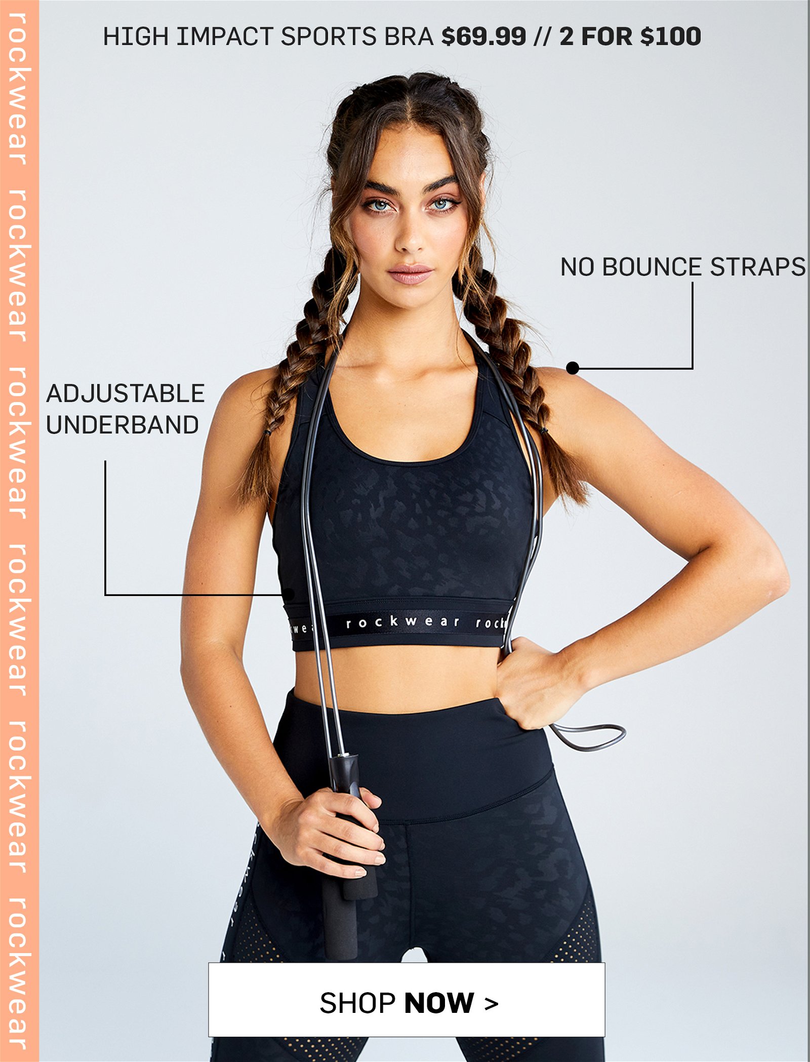 Rock Wear: Sports Bra Support Squad 🤸 say bye to bounce