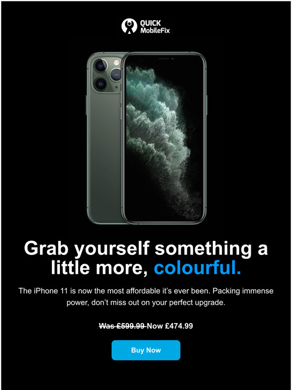 The iPhone 11 is now only £474.99