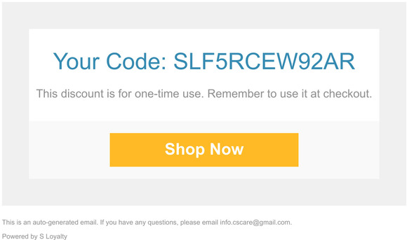 Here is your coupon for Cosmetic Love