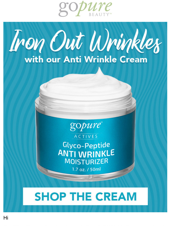go pure anti wrinkle moisturizer