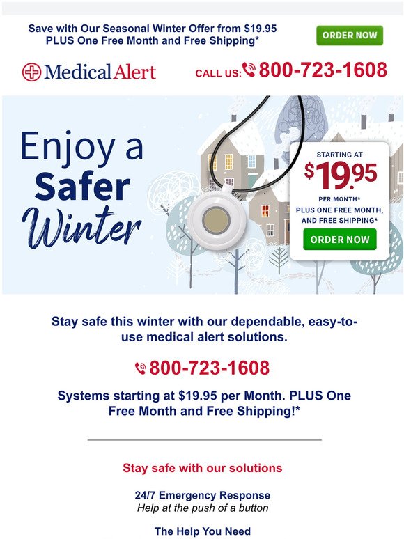 Save with Our Winter Offer from $19.95