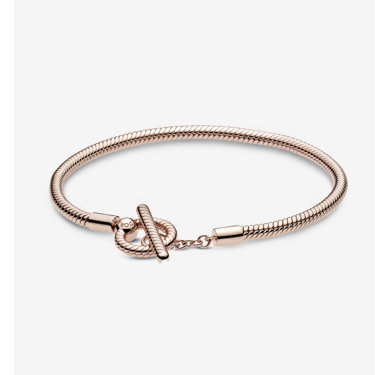 Pandora Moments T-Bar Snake Chain Bracelet