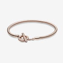 Pandora Moments T-Bar Snake Chain Bracelet