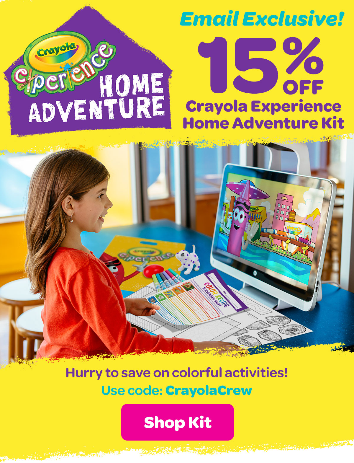 Crayola Save on Crayola Experience Home Milled