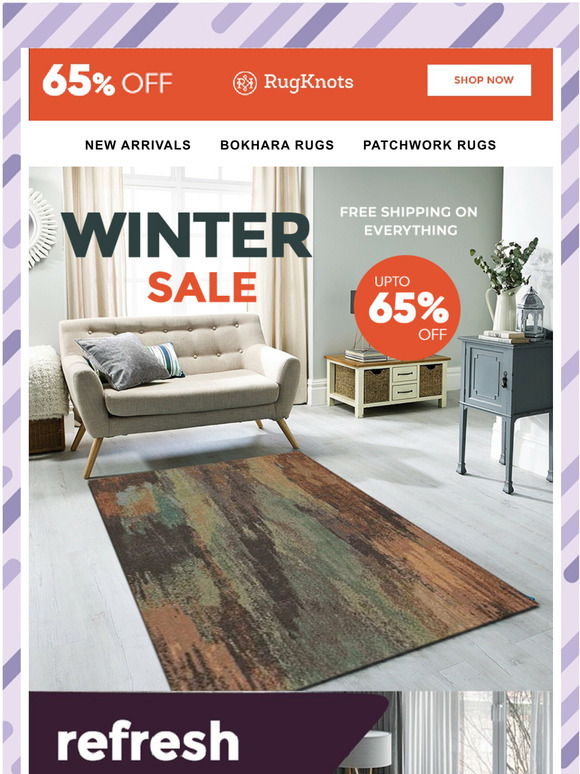 65% OFF Winter Sale 2021