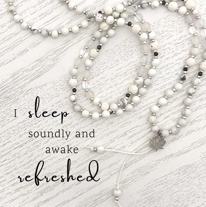 White Howlite Sleep Necklace