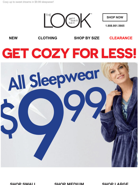 WAKE UP! All Sleepwear Just $9.99!