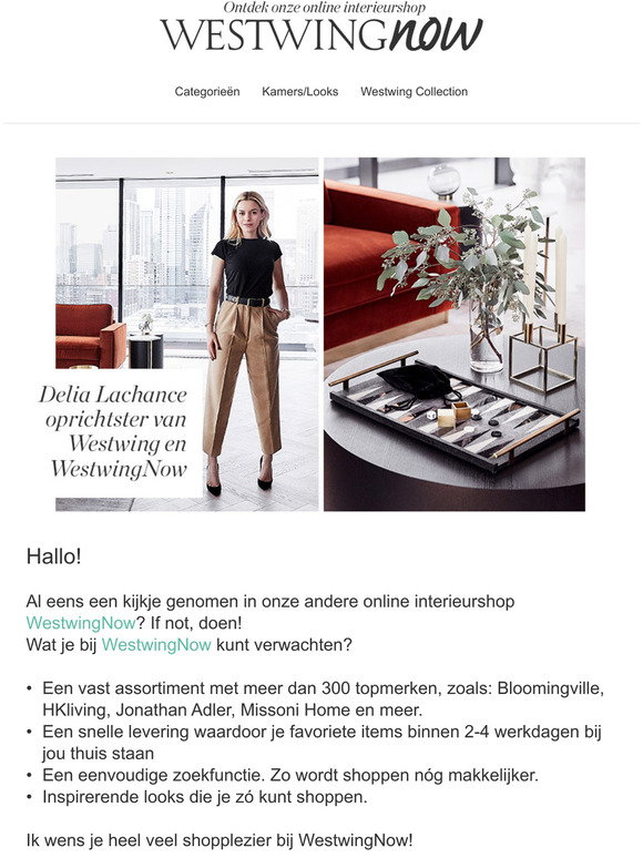 Westwing.nl: Ontdek WestwingNow! | Milled