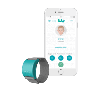 Liip Smart Baby Monitor - Heartbeat, Oxygen & Temperature Sensor
