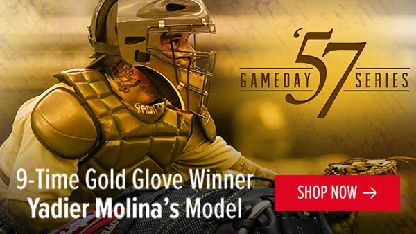 Gameday 57 Series Yadier Molina Heart of the Hide Catcher's Mitt