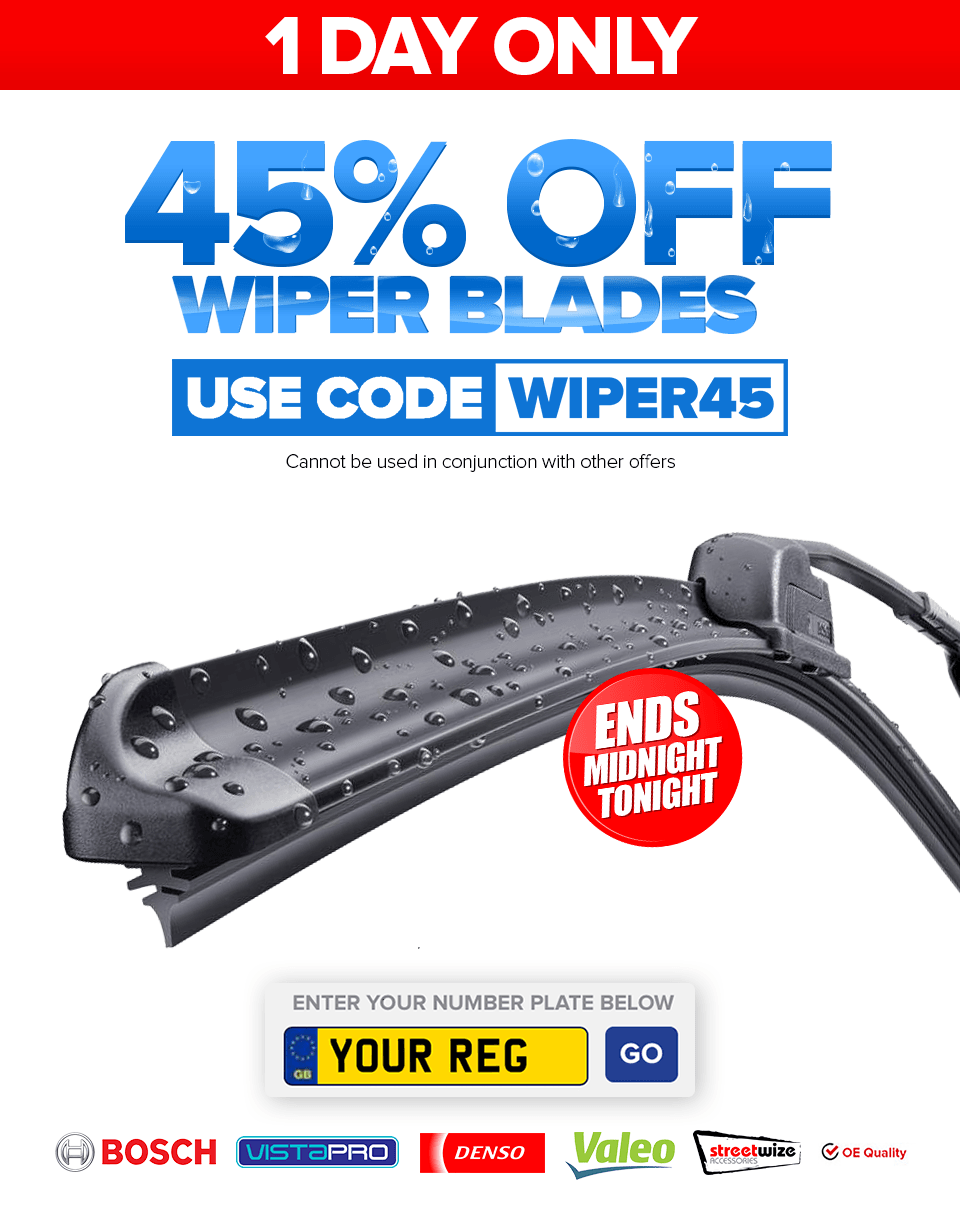 Euro Car Parts 45 Off Wipers Flash Sale Ends Tonight! Hurry, Collect
