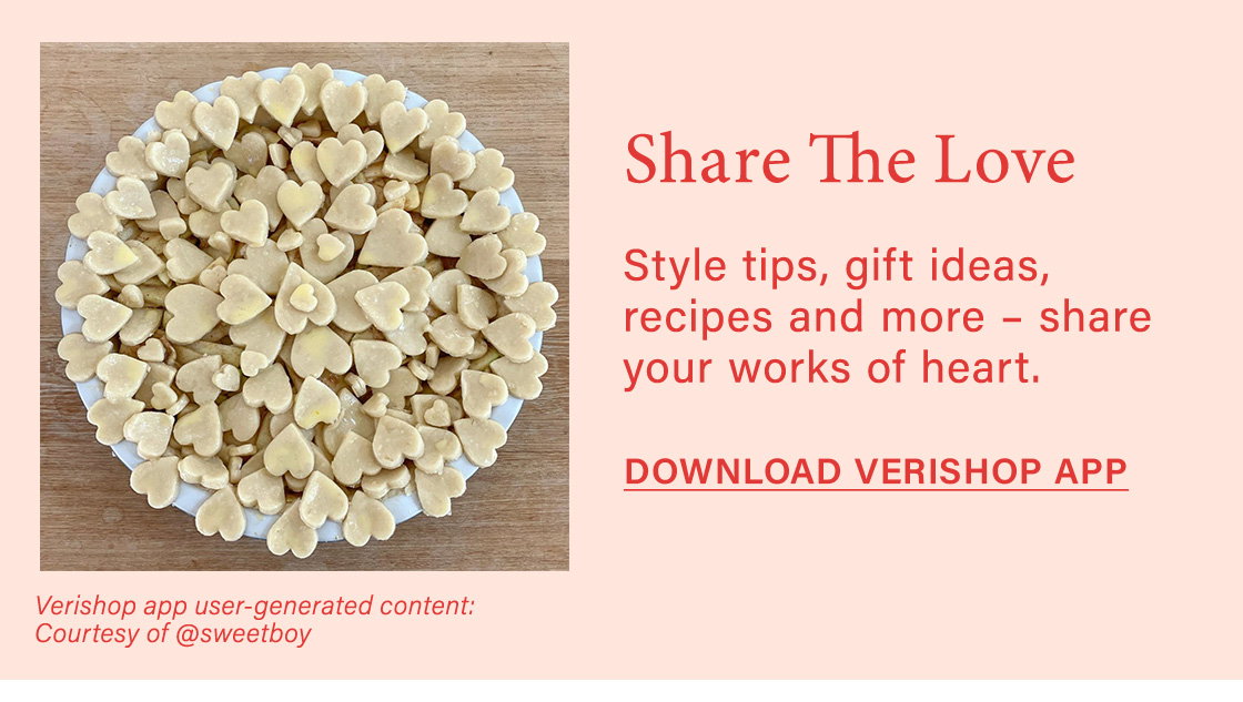 Share the love, download the verishop app