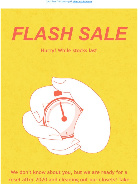 Just Be Nice Flash Sale