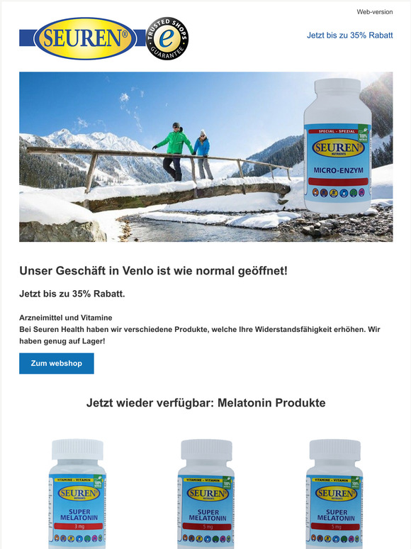 Melatonin und Arzneimittel Angebote - Jetzt bis zu 35% Rabatt