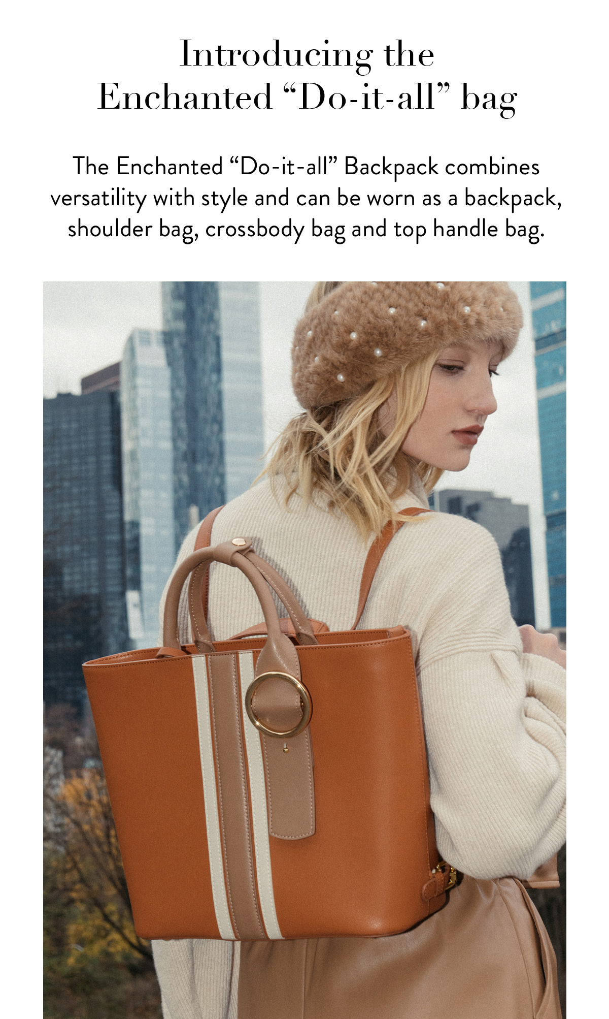 Enchanted top handle online bag