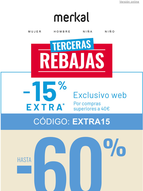 Merkal Calzados CPA TODO REBAJADO EXCLUSIVO TIENDA corre