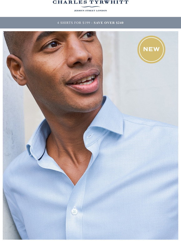 Charles Tyrwhitt: Introducing our NEW shirt of the season | Milled