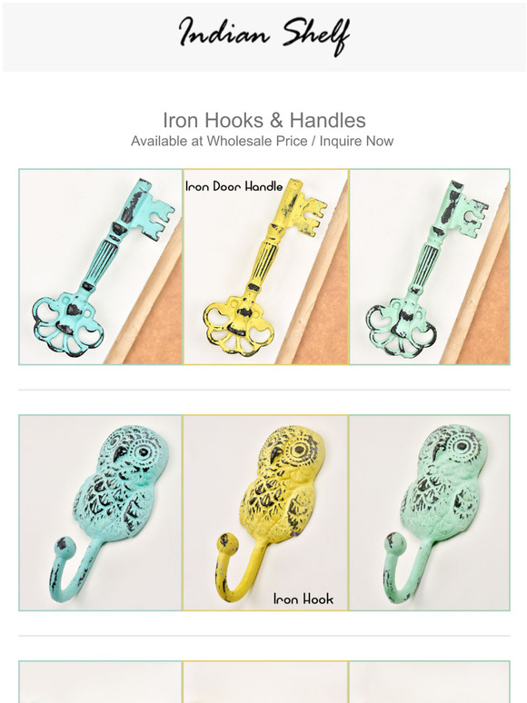Iron Hooks & Handles | Inquire Now For Wholesale Price