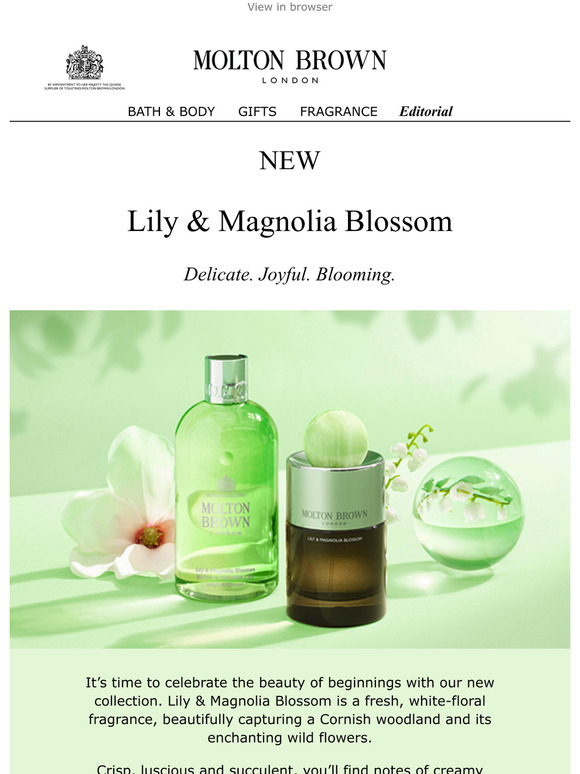 lily and magnolia blossom molton brown