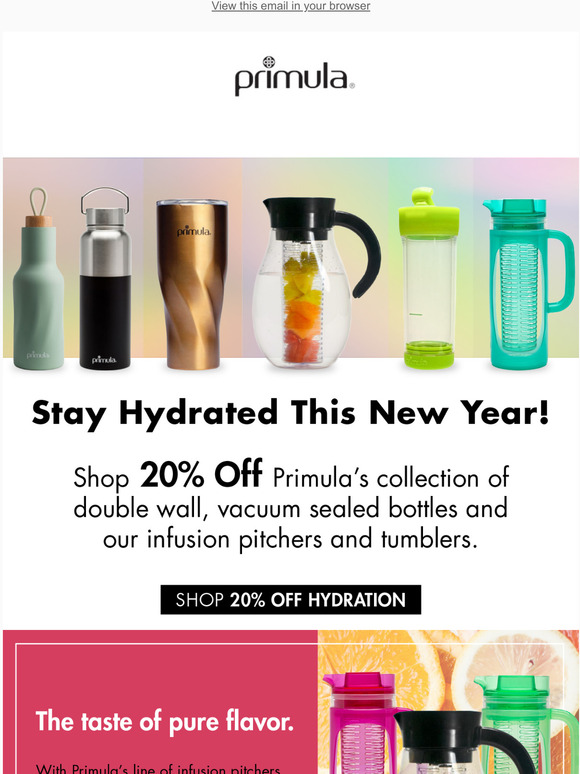 Hydration / Water Bottles - Primula 