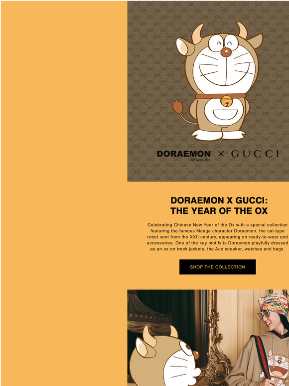 Gucci Uk Doraemon The Year Of The Ox Milled