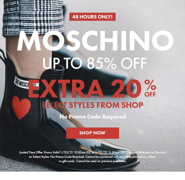 moschino promo code