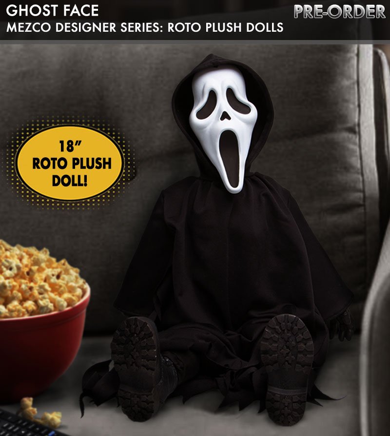 Ghostface Scream MDS Roto Plush 18 Doll - Collectors Row Inc.