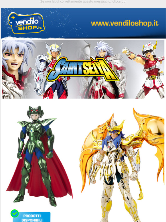 Vendiloshop.it - Novità Saint Seiya Myth Cloth!