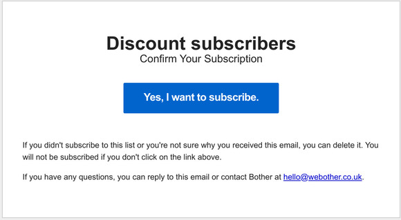 Confirm Your Subscription