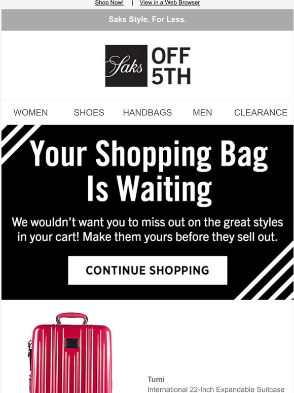 saks tumi