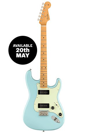 Fender Noventa Stratocaster Electric Guitar - Daphne Blue