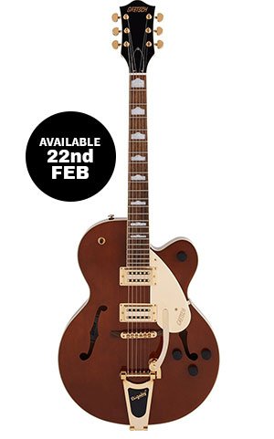 Gretsch G2410TG Streamliner Hollow Body Single-Cut with Bigsby and Gold Hardware - Single Barrel