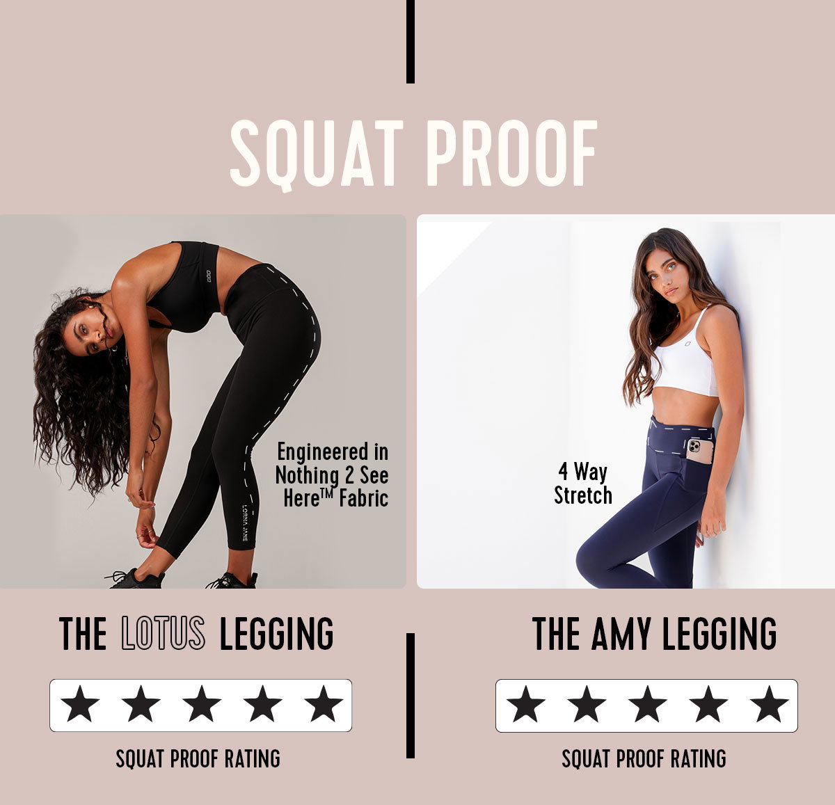 Lorna Jane Pty Ltd: Battle of the Leggings – Which one is your favorite?  🥇🥇
