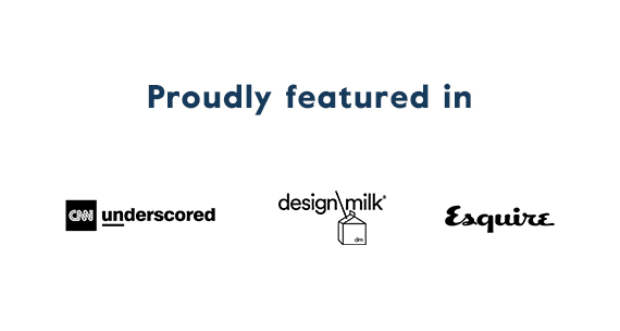 Proudly featured in CNN Underscored, Design Milk and Esquire