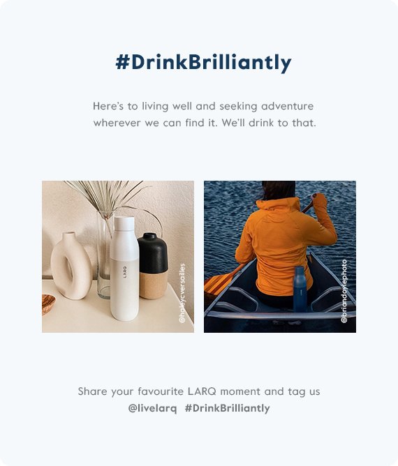 #DrinkBrilliantly - Here's to living well and seeking adventure wherever we can find it. We'll drink to that.